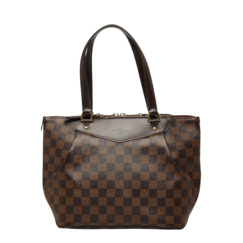 ルイ ヴィトン ダミエ ウェストミンスターPM トートバッグ ショルダーバッグ N41102 ブラウン PVC レザー レディース LOUIS VUITTON 【中古】