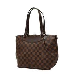 ルイ ヴィトン ダミエ ウェストミンスターPM トートバッグ ショルダーバッグ N41102 ブラウン PVC レザー レディース LOUIS VUITTON 【中古】
