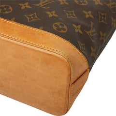 ルイ ヴィトン モノグラム ロックイットPM ハンドバッグ M40102 ブラウン PVC レザー レディース LOUIS VUITTON 【中古】