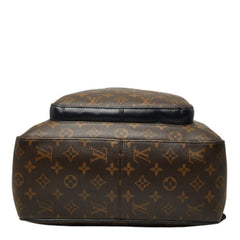 ルイ ヴィトン モノグラム マカサー ジョッシュ リュック バックパック M41530 ブラウン PVC レザー メンズ LOUIS VUITTON 【中古】