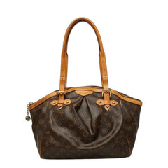 ルイ ヴィトン モノグラム ティヴォリGM ハンドバッグ ショルダーバッグ M40144 ブラウン PVC レザー レディース LOUIS VUITTON 【中古】