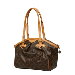 ルイ ヴィトン モノグラム ティヴォリGM ハンドバッグ ショルダーバッグ M40144 ブラウン PVC レザー レディース LOUIS VUITTON 【中古】