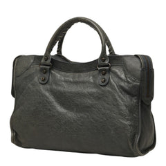 バレンシアガ ザ シティ ハンドバッグ ショルダーバッグ 2WAY 115748 グリーン系 レザー レディース BALENCIAGA 【中古】