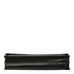 シャネル カメリア ココマーク チェーン ショルダーバッグ ウォレット ブラック ラムスキン レディース CHANEL 【中古】
