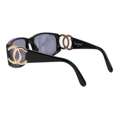 シャネル ココマーク サングラス 94350 ブラック ゴールド プラスチック メッキ レディース CHANEL 【中古】