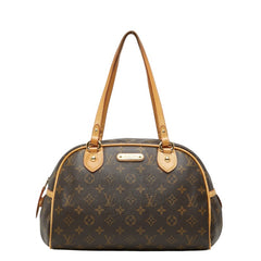 ルイ ヴィトン モノグラム モントルグイユPM ハンドバッグ M95565 ブラウン PVC レザー レディース LOUIS VUITTON 【中古】