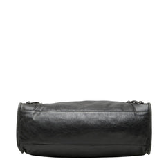 バレンシアガ シティ ハンドバッグ ショルダーバッグ 2WAY 115748 ブラック レザー フェルト レディース BALENCIAGA 【中古】