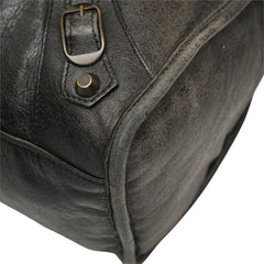 バレンシアガ シティ ハンドバッグ ショルダーバッグ 2WAY 115748 ブラック レザー フェルト レディース BALENCIAGA 【中古】