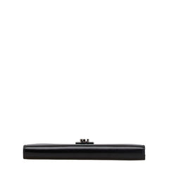 サルヴァトーレフェラガモ ガンチーニ 長財布 ブラック カーフ レディース Salvatore Ferragamo 【中古】