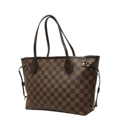 ルイ ヴィトン ダミエ ネヴァーフルPM ハンドバッグ トートバッグ N51109 ブラウン PVC レザー レディース LOUIS VUITTON 中古