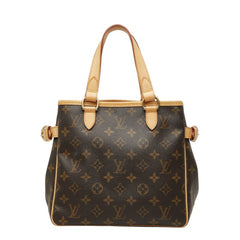 ルイ ヴィトン モノグラム バティニョール ハンドバッグ M51156 ブラウン PVC レザー レディース LOUIS VUITTON 中古