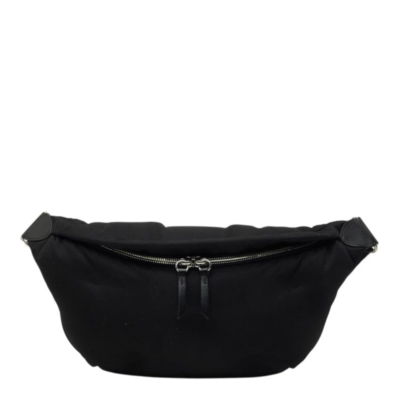 マルタンマルジェラ グラム スラム ボディバッグ ウエストバッグ ブラック ナイロン レザー レディース MARTIN MARGIELA 中古