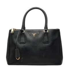 プラダ 三角ロゴプレート ハンドバッグ BN1801 ネロ ブラック サフィアーノレザー レディース PRADA 中古