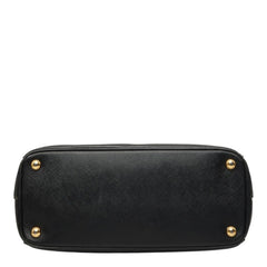 プラダ 三角ロゴプレート ハンドバッグ BN1801 ネロ ブラック サフィアーノレザー レディース PRADA 中古