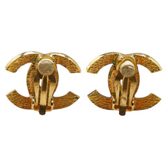 シャネル ココマーク イヤリング ゴールド メッキ レディース CHANEL 【中古】