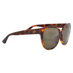 グッチ インターロッキングG ビー 蜂 サングラス GG0097SA ブラウン プラスチック レディース GUCCI 中古