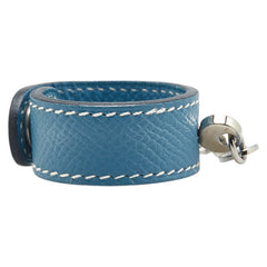 エルメス セリエ グローブホルダー ブルージーン ゴールド ヴォーエプソン レディース HERMES 【中古】