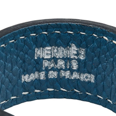 エルメス セリエ グローブホルダー ブルージーン ゴールド ヴォーエプソン レディース HERMES 【中古】