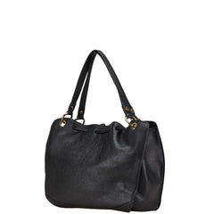 エム シー エム ワンショルダーバッグ ブラック レザー レディース MCM 【中古】