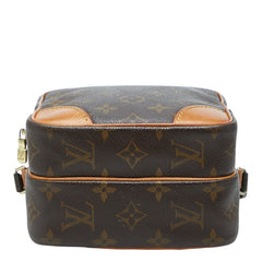 ルイ ヴィトン モノグラム アマゾン 斜め掛け ショルダーバッグ M45236 ブラウン PVC レザー レディース LOUIS VUITTON 中古