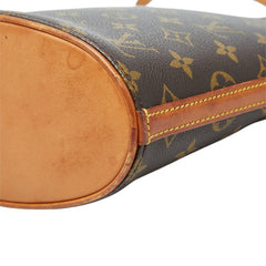 ルイ ヴィトン モノグラム ドルーオ 斜め掛け ショルダーバッグ M51290 ブラウン PVC レザー レディース LOUIS VUITTON 中古