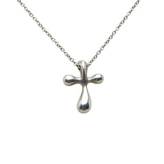 ティファニー スモールクロス ネックレス SV925 シルバー レディース TIFFANY&Co. 中古