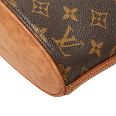 ルイ ヴィトン モノグラム ドルーオ 斜め掛け ショルダーバッグ M51290 ブラウン PVC レザー レディース LOUIS VUITTON 中古