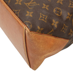 ルイ ヴィトン モノグラム カバメゾ トートバッグ ショルダーバッグ M51151 ブラウン PVC レザー レディース LOUIS VUITTON 中古
