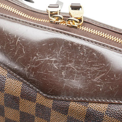 ルイ ヴィトン ダミエ ウェストミンスターGM トートバッグ ショルダーバッグ N41103 ブラウン PVC レザー レディース LOUIS VUITTON 【中古】