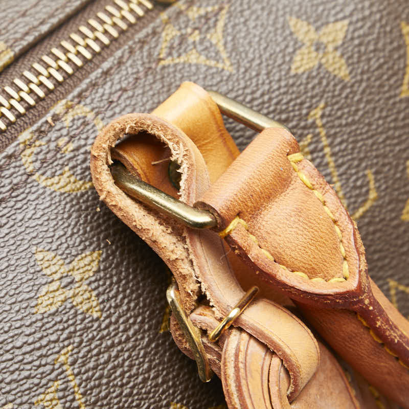 ルイ ヴィトン モノグラム キーポル50 ボストンバッグ ハンドバッグ M41426 ブラウン PVC レザー レディース LOUIS VUITTON 【中古】