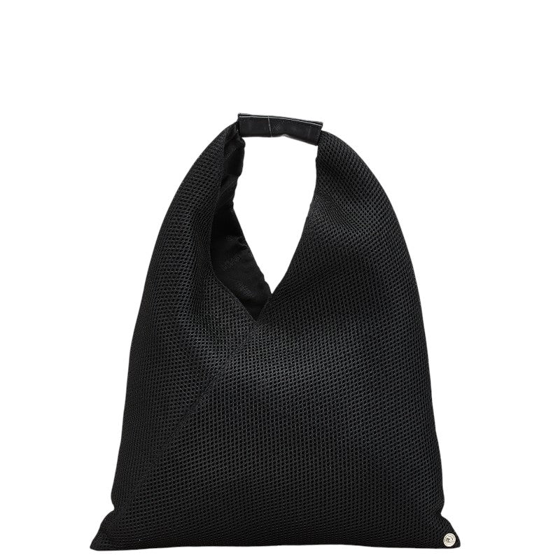 エムエムシックス JAPANESE BAG SMALL メッシュ ハンドバッグ トートバッグ S54WD0043 ブラック ポリエステル レディース MM6 【中古】