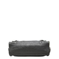 バレンシアガ クラシック ミニシティ ハンドバッグ ショルダーバッグ 2WAY 300295 グレー レザー レディース BALENCIAGA 中古