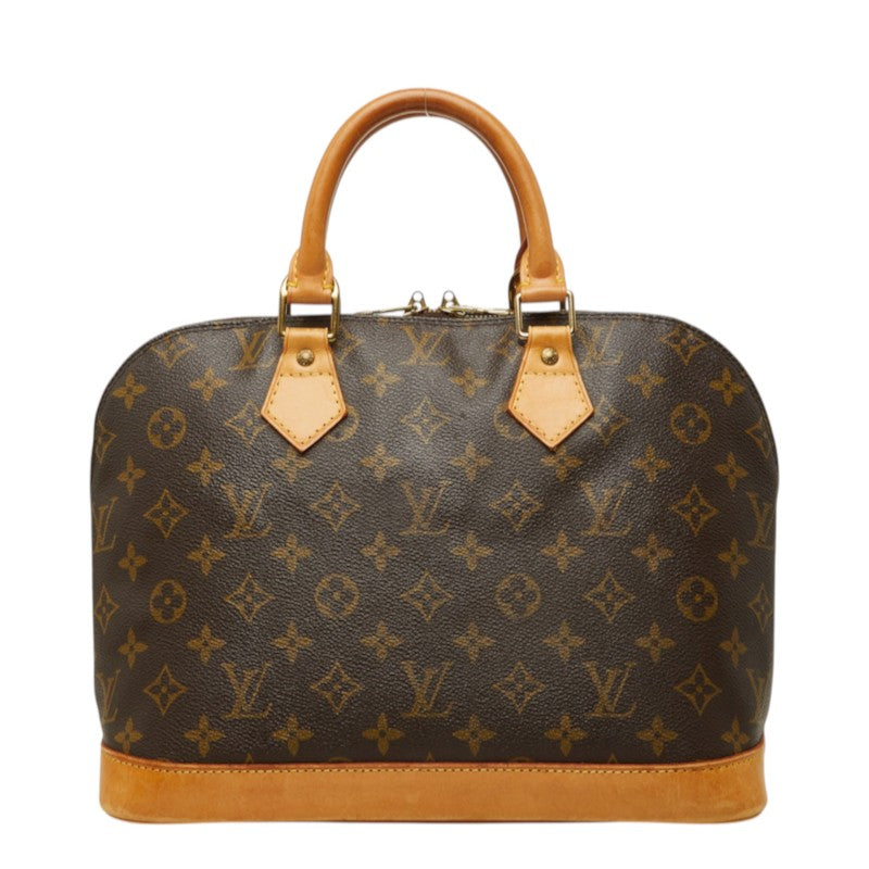 ルイ ヴィトン モノグラム アルマPM 旧型 ハンドバッグ M51130 ブラウン PVC レザー レディース LOUIS VUITTON 中古