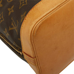 ルイ ヴィトン モノグラム アルマPM 旧型 ハンドバッグ M51130 ブラウン PVC レザー レディース LOUIS VUITTON 中古