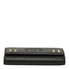 セリーヌ トリオンフ キーケース ブラック ゴールド レザー レディース CELINE 中古
