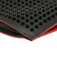 クリスチャンルブタン トリックトラック ハンドバッグ ブラック レッド レザー レディース Christian Louboutin 中古