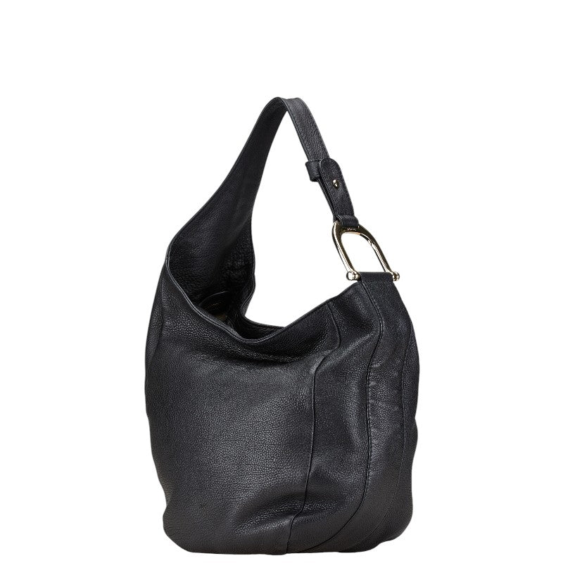グッチ グリニッジ ワンショルダーバッグ 257050 ブラック レザー レディース GUCCI 【中古】