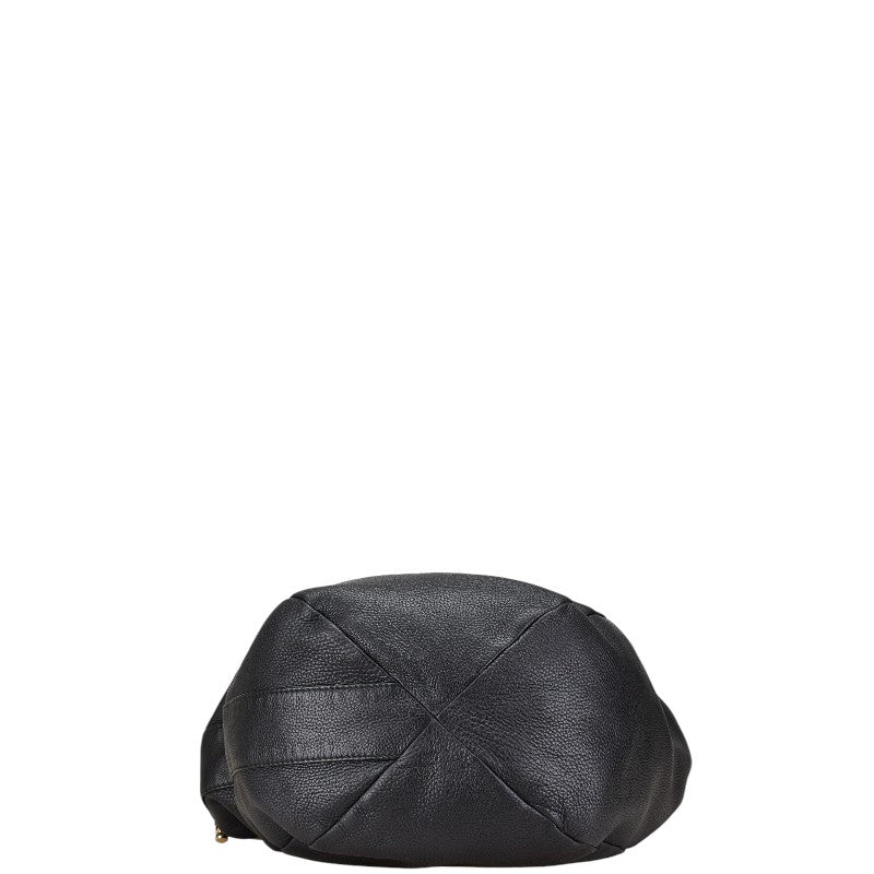 グッチ グリニッジ ワンショルダーバッグ 257050 ブラック レザー レディース GUCCI 【中古】