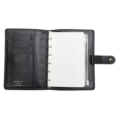 ルイ ヴィトン タイガ アジェンダ PM 手帳カバー R20426 アルドワーズ ブラック レザー レディース LOUIS VUITTON 中古