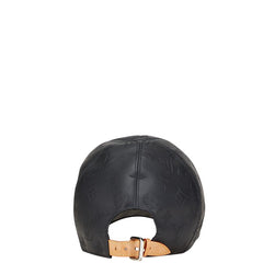 ルイ ヴィトン モノグラム シャドウ キャップ サイズ:58 M76580 ブラック レザー コットン メンズ LOUIS VUITTON 【中古】