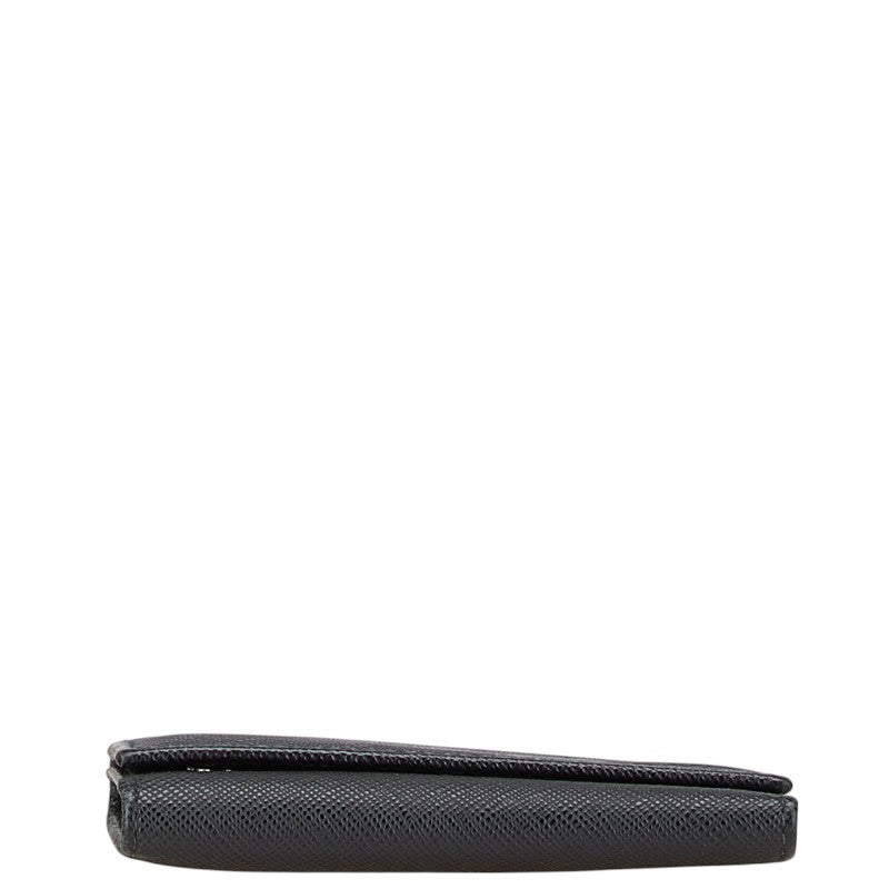 プラダ キーケース 6連 2PG222 ブラック レザー メンズ PRADA 【中古】