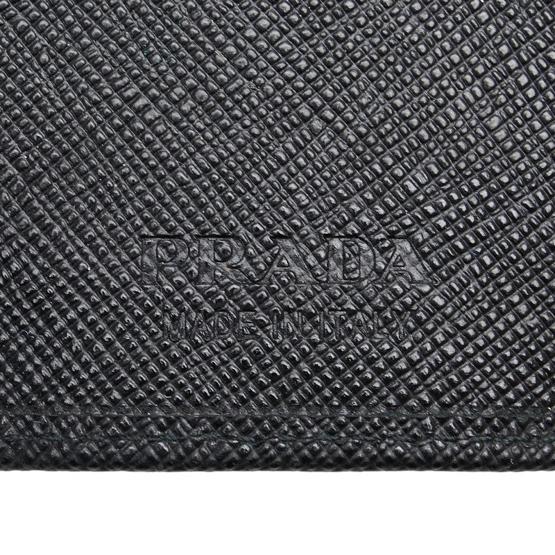 プラダ キーケース 6連 2PG222 ブラック レザー メンズ PRADA 【中古】
