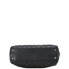 シャネル マトラッセ ココマーク リザード型押し ハンドバッグ チェーンショルダーバッグ A92992 ブラック ワインレッド キャビアスキン レディース CHANEL 【中古】