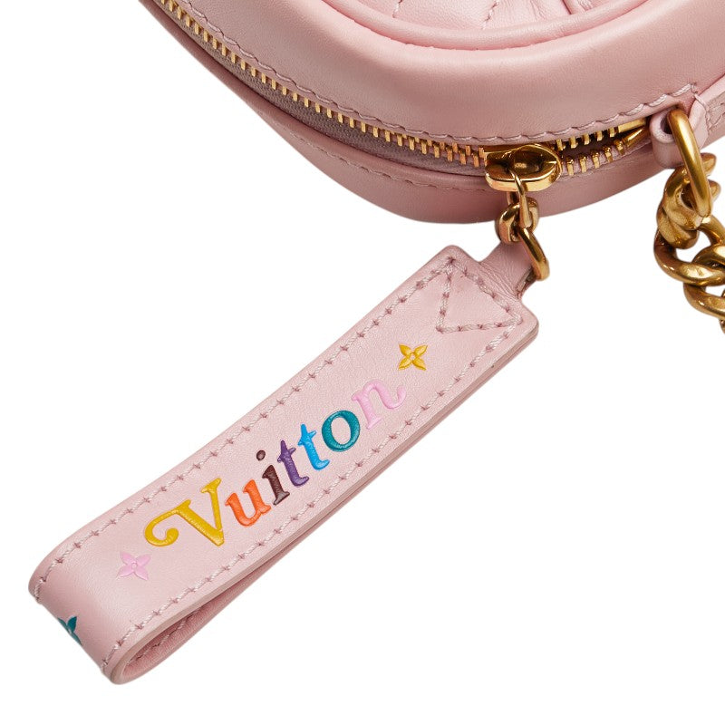 ルイ ヴィトン ニューウェーブカメラバッグ ショルダーバッグ M53683 ピンク レザー レディース LOUIS VUITTON 【中古】