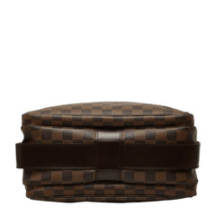 ルイ ヴィトン ダミエ ナヴィグリオ 斜め掛け ショルダーバッグ N45255 ブラウン PVC レザー レディース LOUIS VUITTON 中古