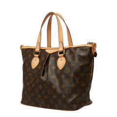 ルイ ヴィトン モノグラム パレルモPM ハンドバッグ ショルダーバッグ 2WAY M40145 ブラウン PVC レザー レディース LOUIS VUITTON 中古