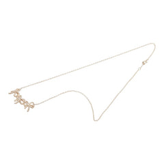 ティファニー トリプルリボン ネックレス SV925 シルバー K18YG イエローゴールド レディース TIFFANY&Co. 中古