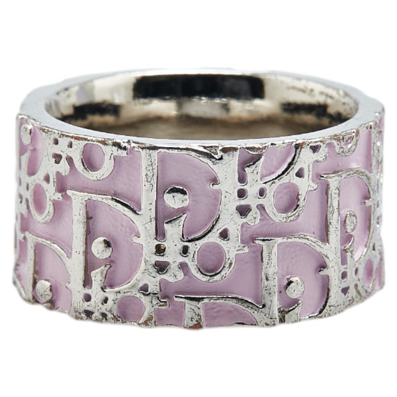 ディオール トロッター ナンバー2 リング 指輪 #6 ピンク シルバー メタル レディース Dior 【中古】