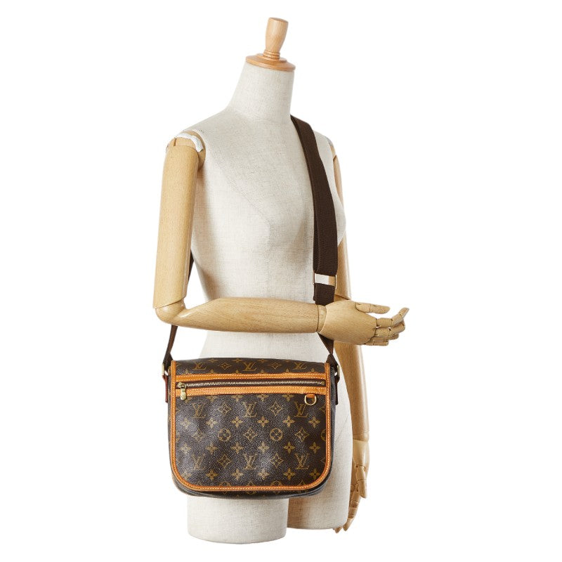 ルイ ヴィトン モノグラム ボスフォールPM ショルダーバッグ M40106 ブラウン PVC レザー レディース LOUIS VUITTON 【中古】