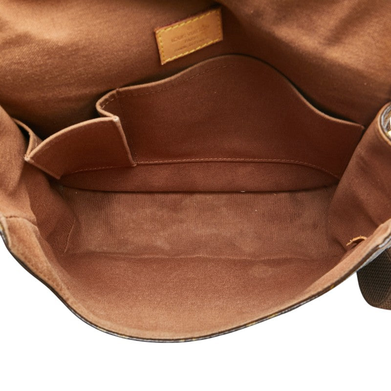 ルイ ヴィトン モノグラム ボスフォールPM ショルダーバッグ M40106 ブラウン PVC レザー レディース LOUIS VUITTON 【中古】